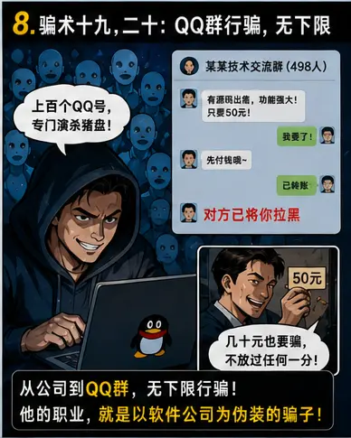 《老赖王思宇的骗术一览》漫画